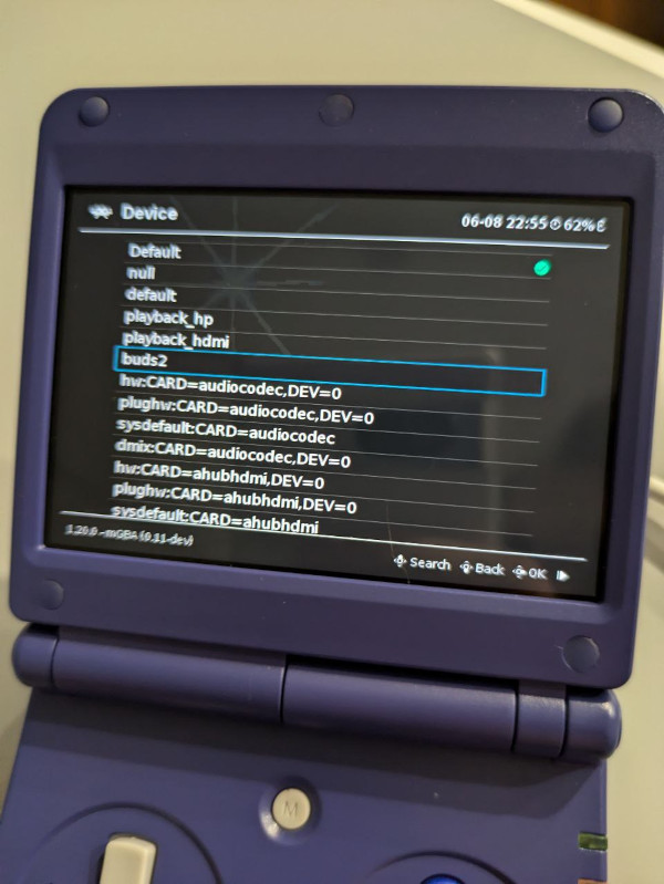 RetroArch sound devices